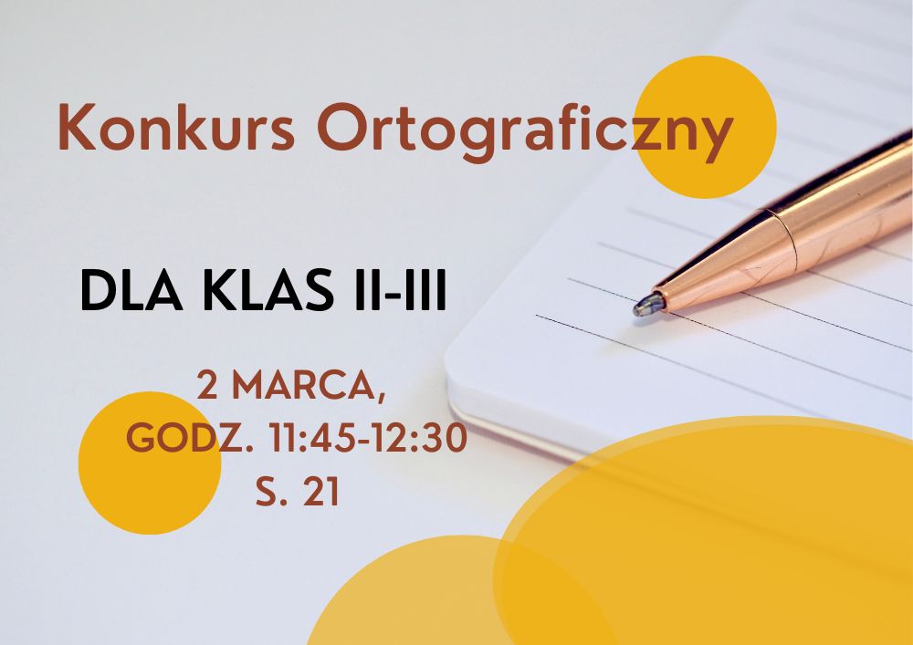 konkurs ortograficzny